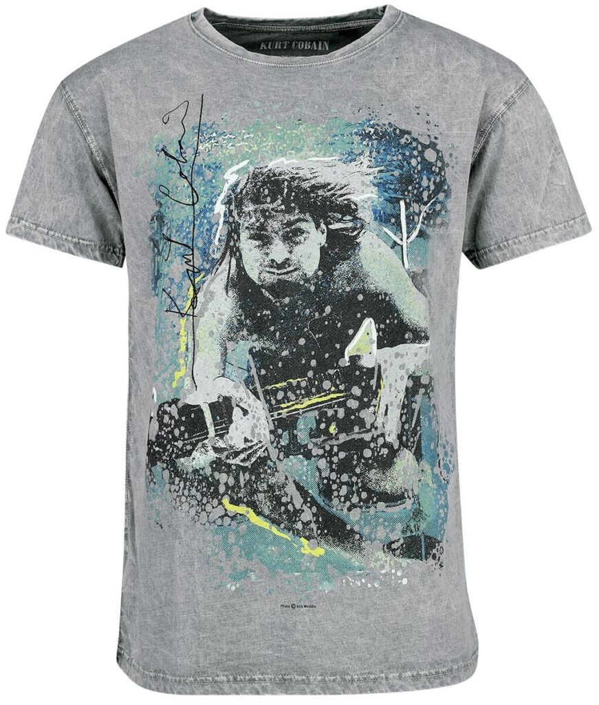 Kurt Cobain Kurt Signature T-shirt grey