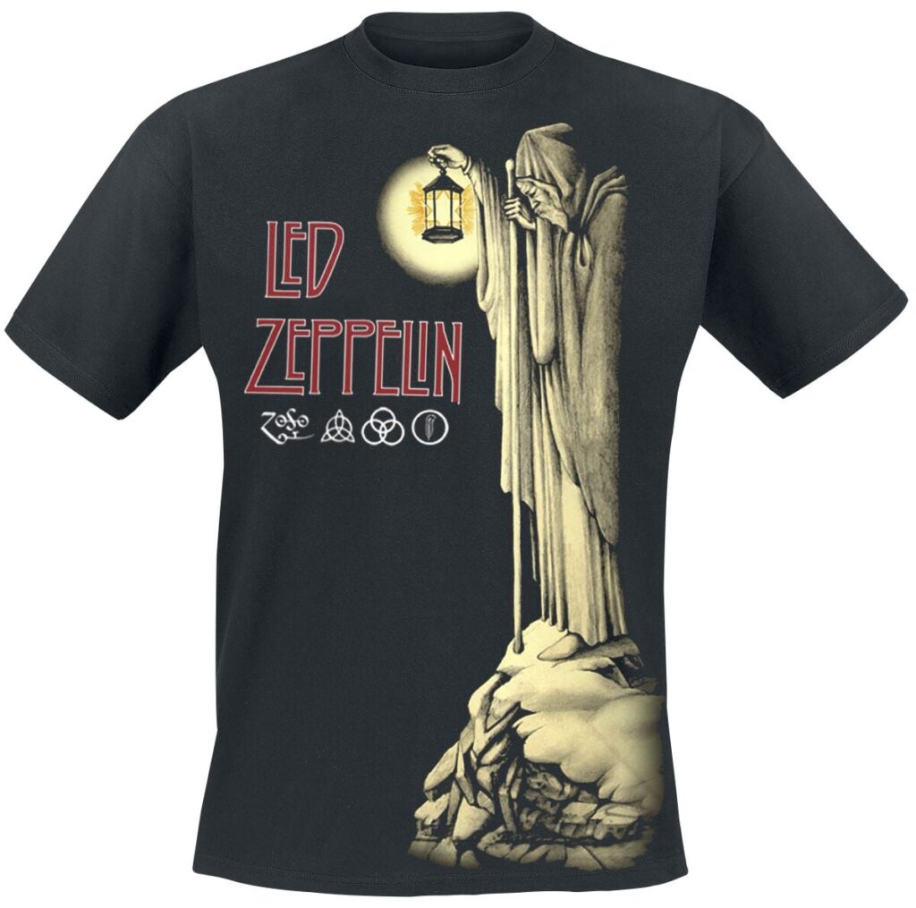 Led Zeppelin Hermit T-shirt black