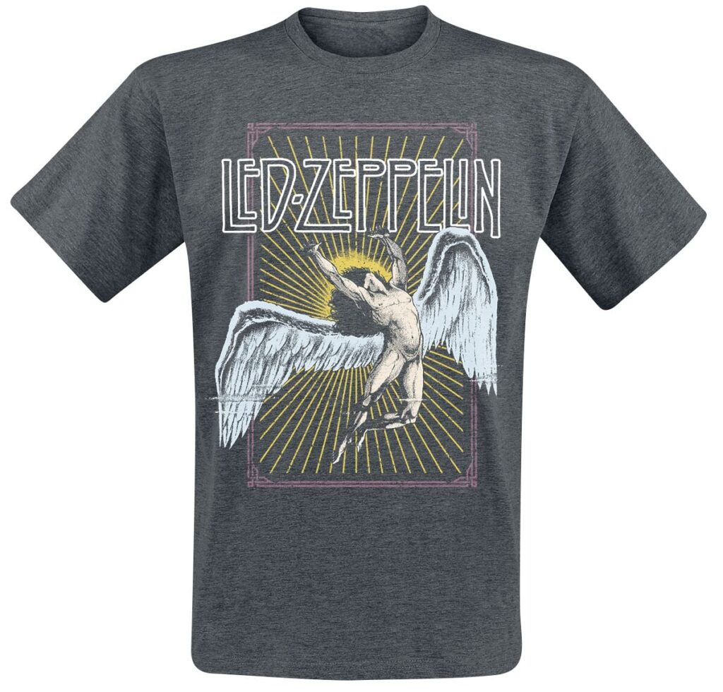 Led Zeppelin Icarus Colour T-shirt dark grey