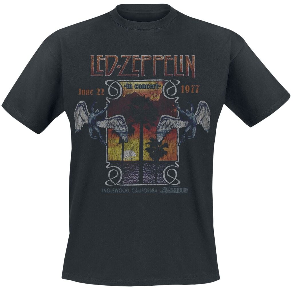Led Zeppelin Inglewood T-shirt black