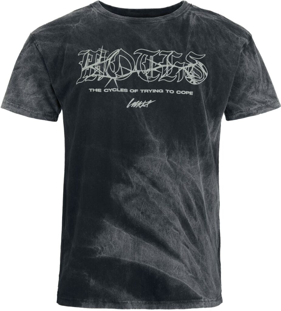 Like Moths To Flames Overgrown Man T-shirt charcoal