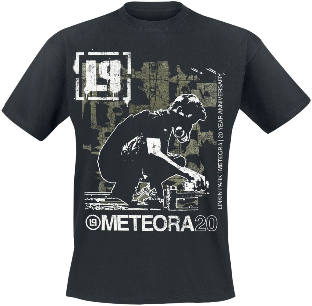 Linkin Park Drip Collage T-shirt black