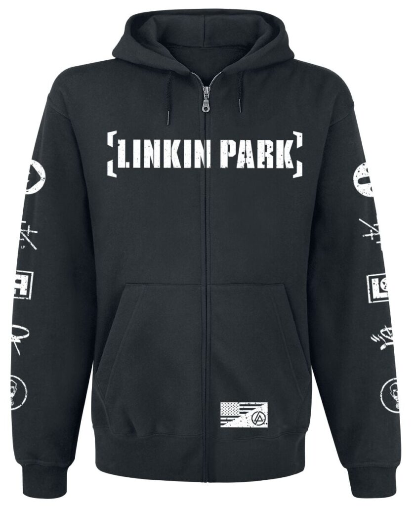 Linkin Park Graffiti Hoodie Jacket black