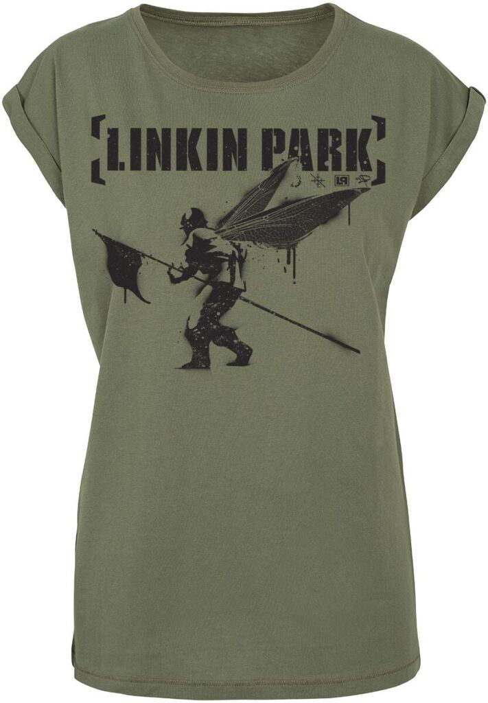 Linkin Park Hybrid Theory T-shirt olive