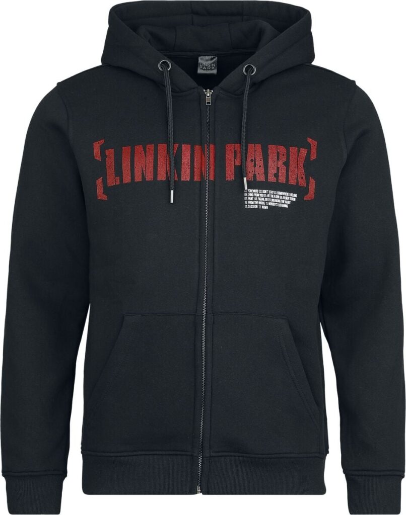 Linkin Park Meteora Red Hoodie Jacket black