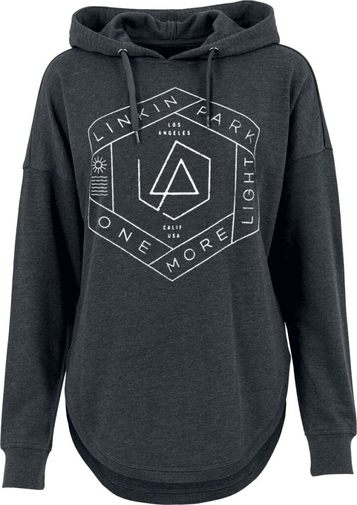 Linkin Park One More Light Hoodie mottled charcoal