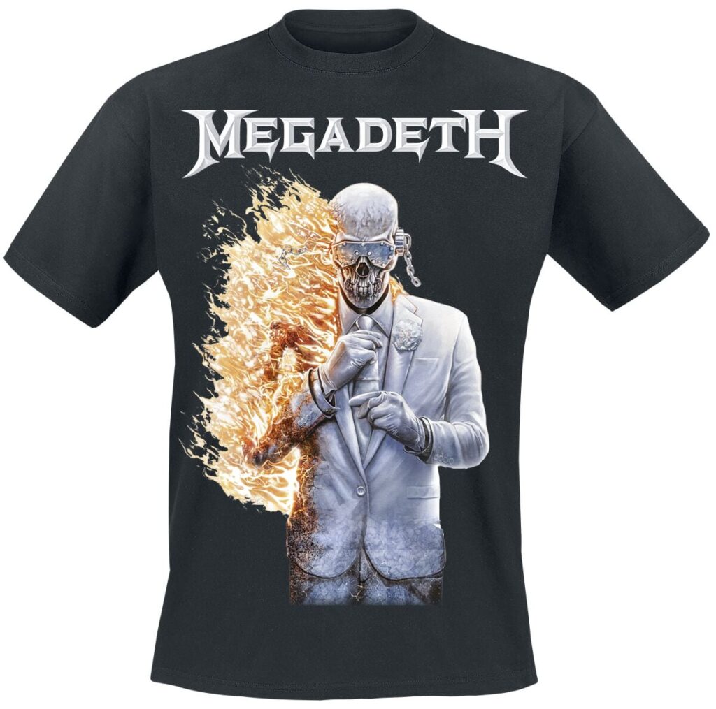 Megadeth Album 17 Cover T-shirt black