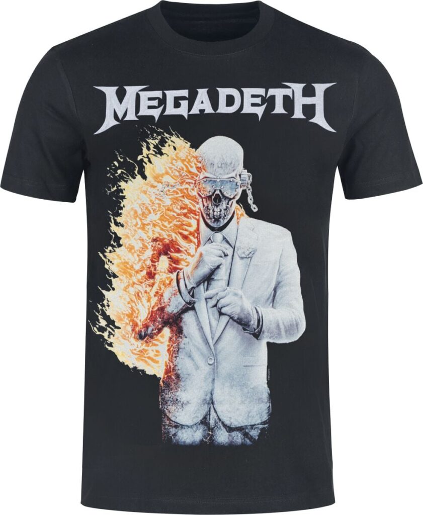 Megadeth Album 17 Cover T-shirt black