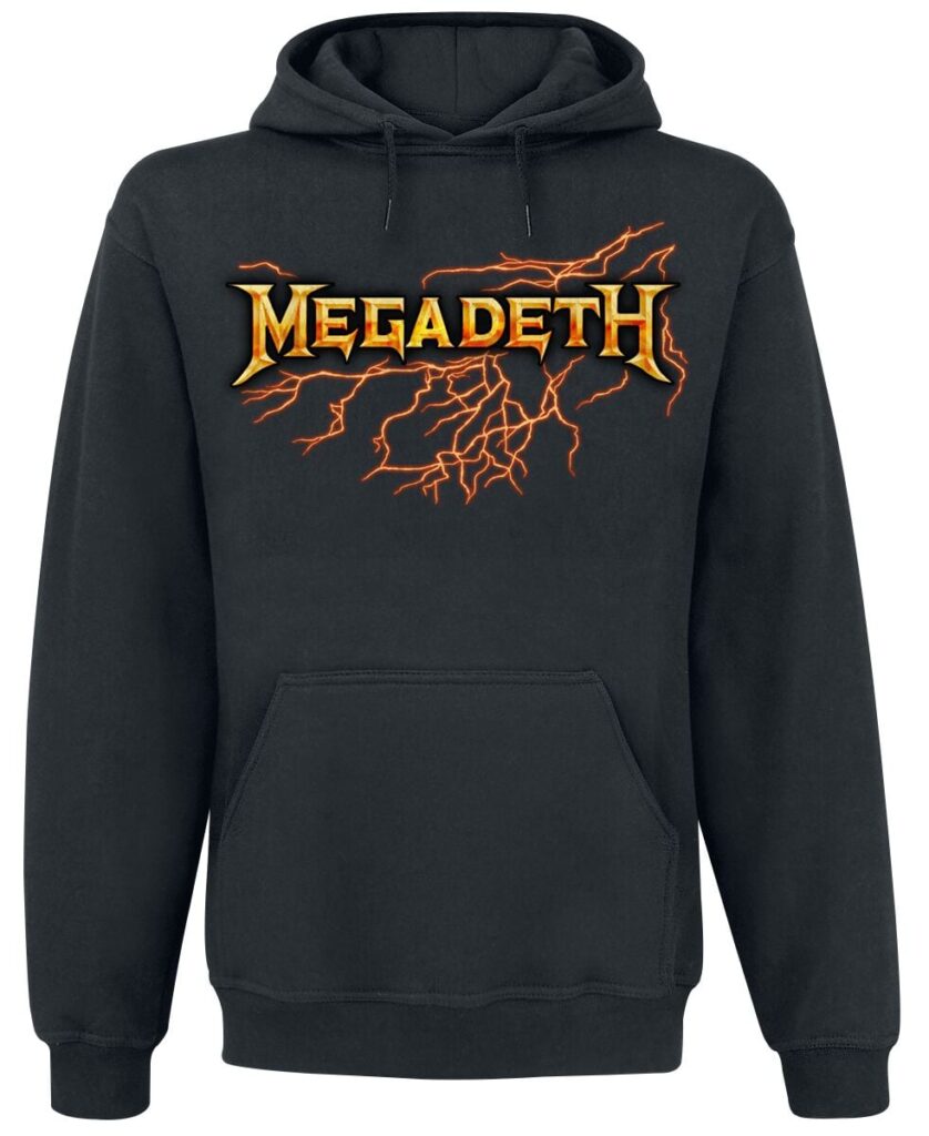 Megadeth Lightning Strike Hoodie black