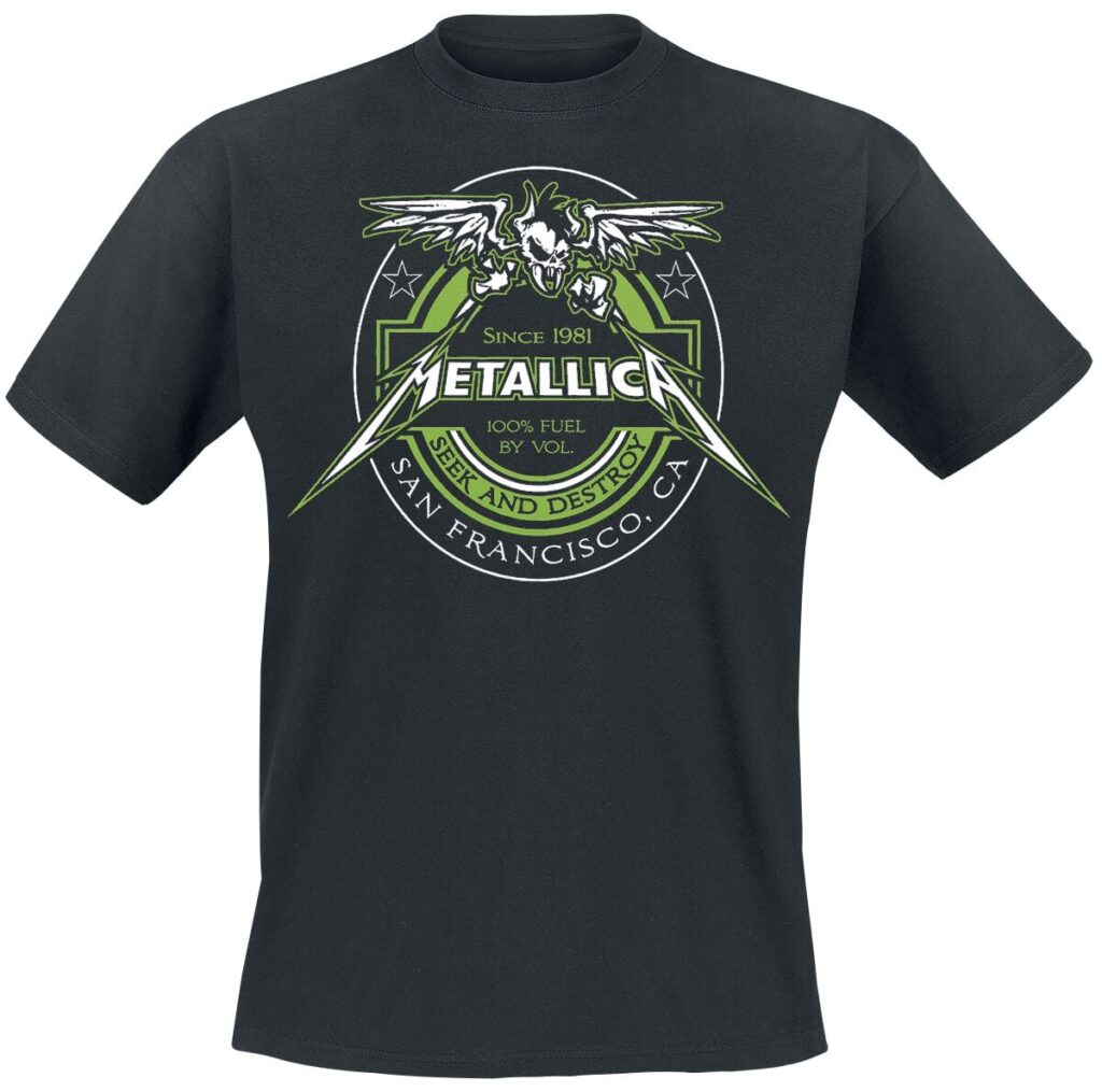 Metallica 100% Fuel - Seek And Destroy T-shirt black