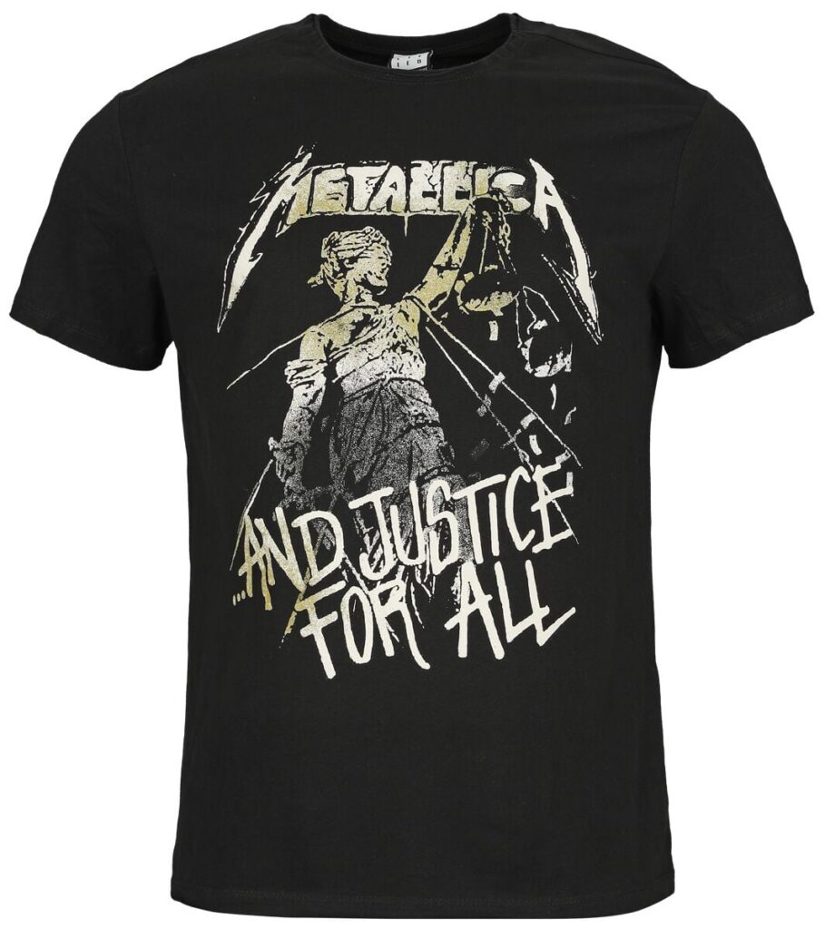 Metallica Amplified Collection - And Justice For All T-shirt black