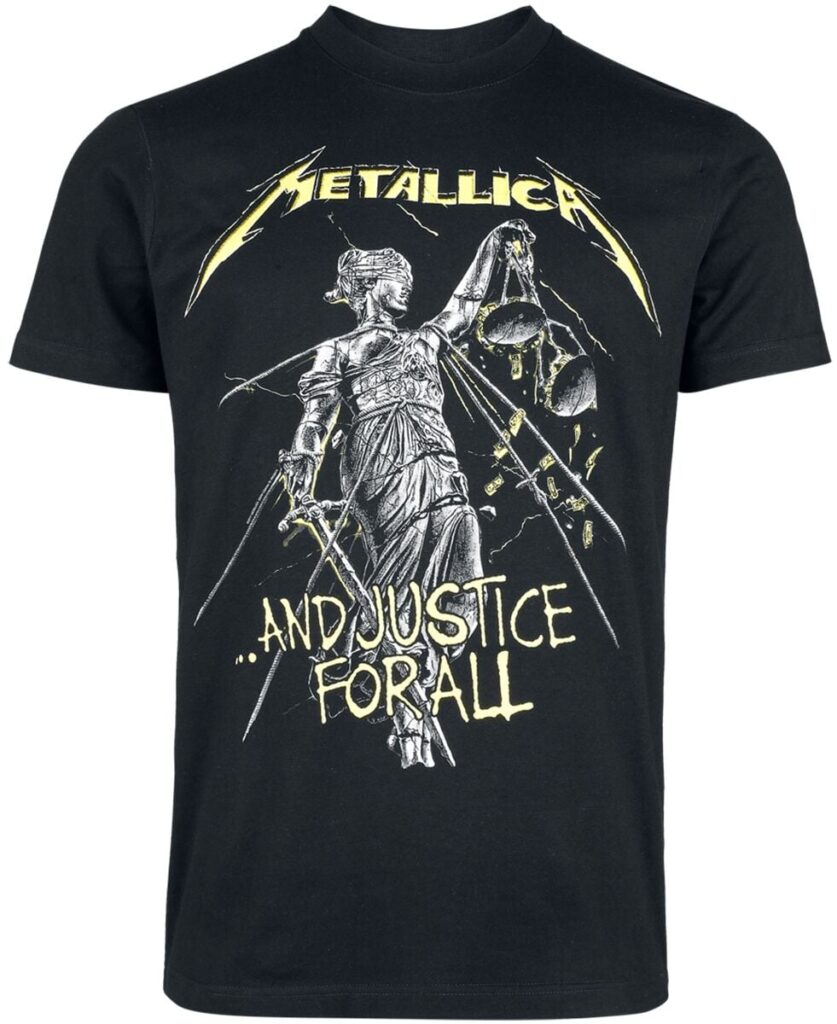Metallica ...And Justice For All - Tracklist - Heavyweight T-shirt black