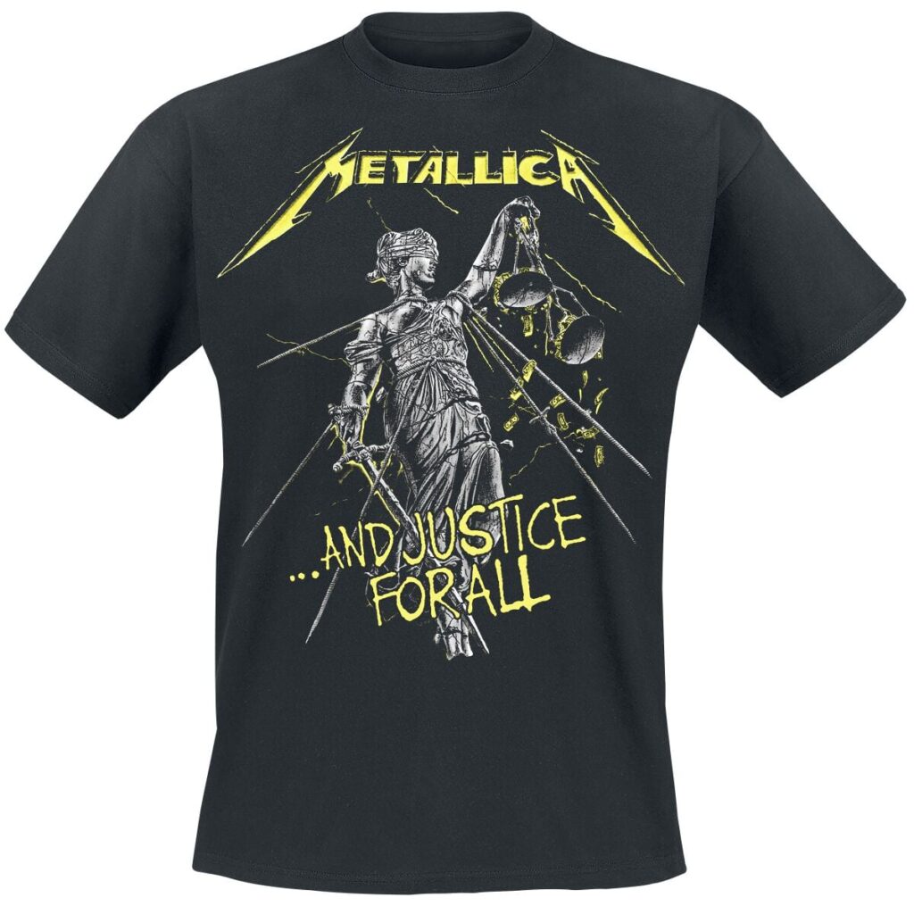 Metallica ...And Justice For All - Tracklist T-shirt black
