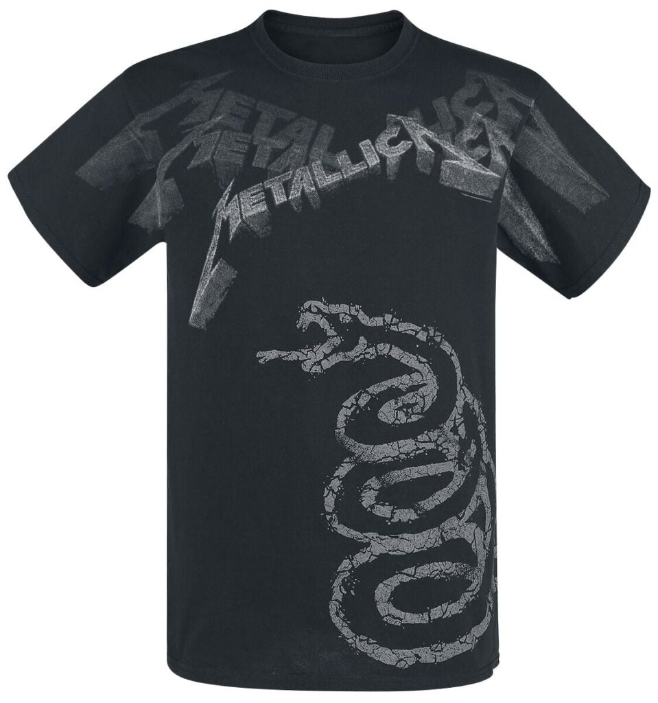 Metallica Black Album Faded T-shirt black