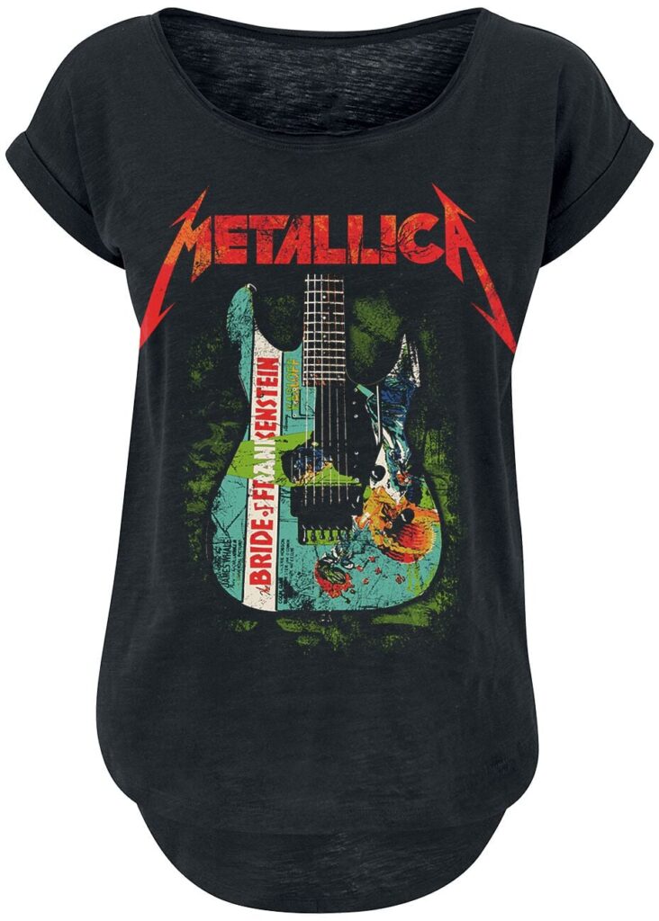 Metallica Bride Of Frankenstein Guitar T-shirt black