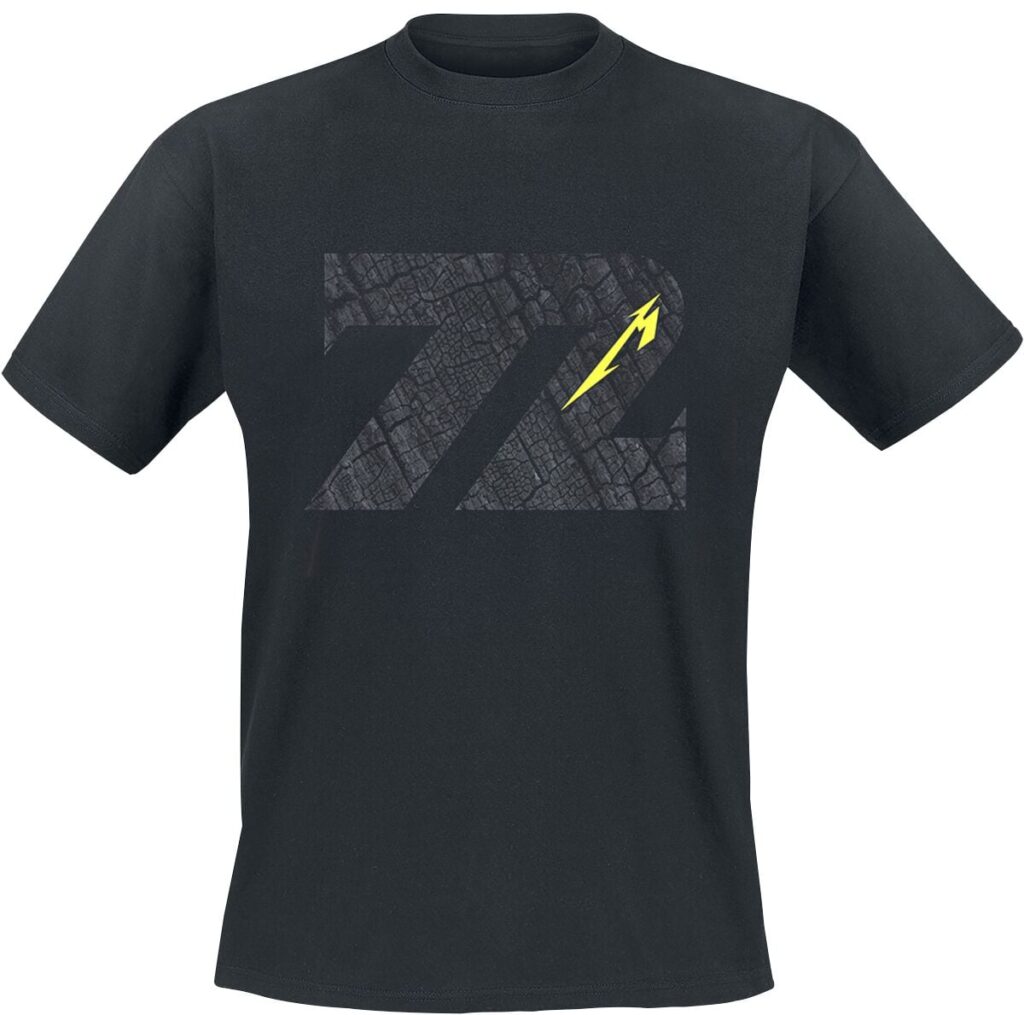 Metallica Charred 72 (M72) T-shirt black