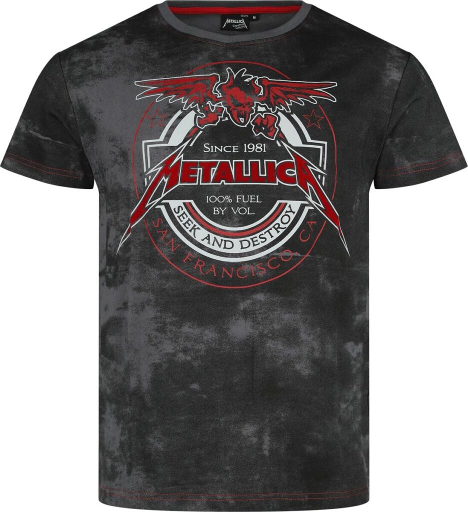 Metallica EMP Signature Collection T-shirt grey black
