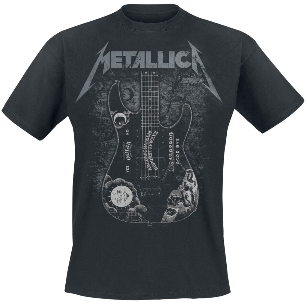 Metallica Hammett Ouija Guitar T-shirt black