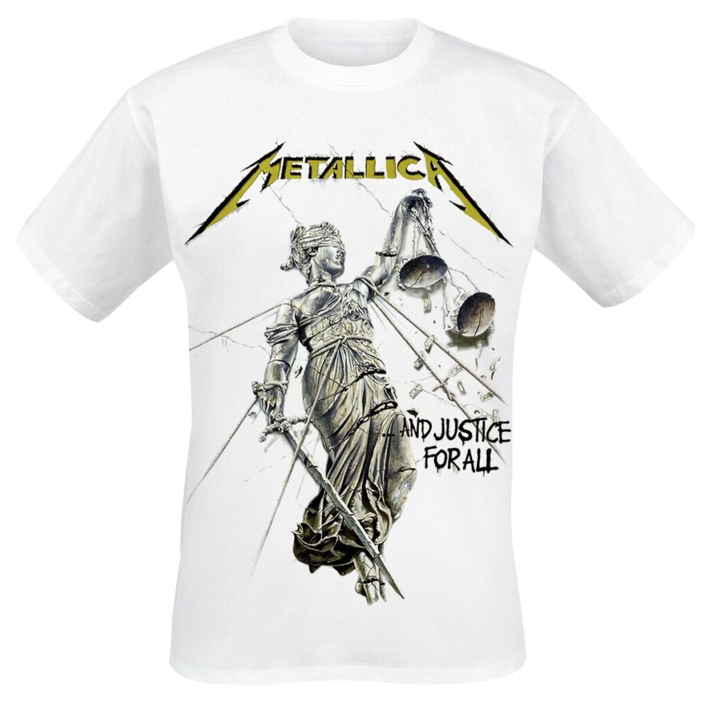 Metallica Justice T-shirt white