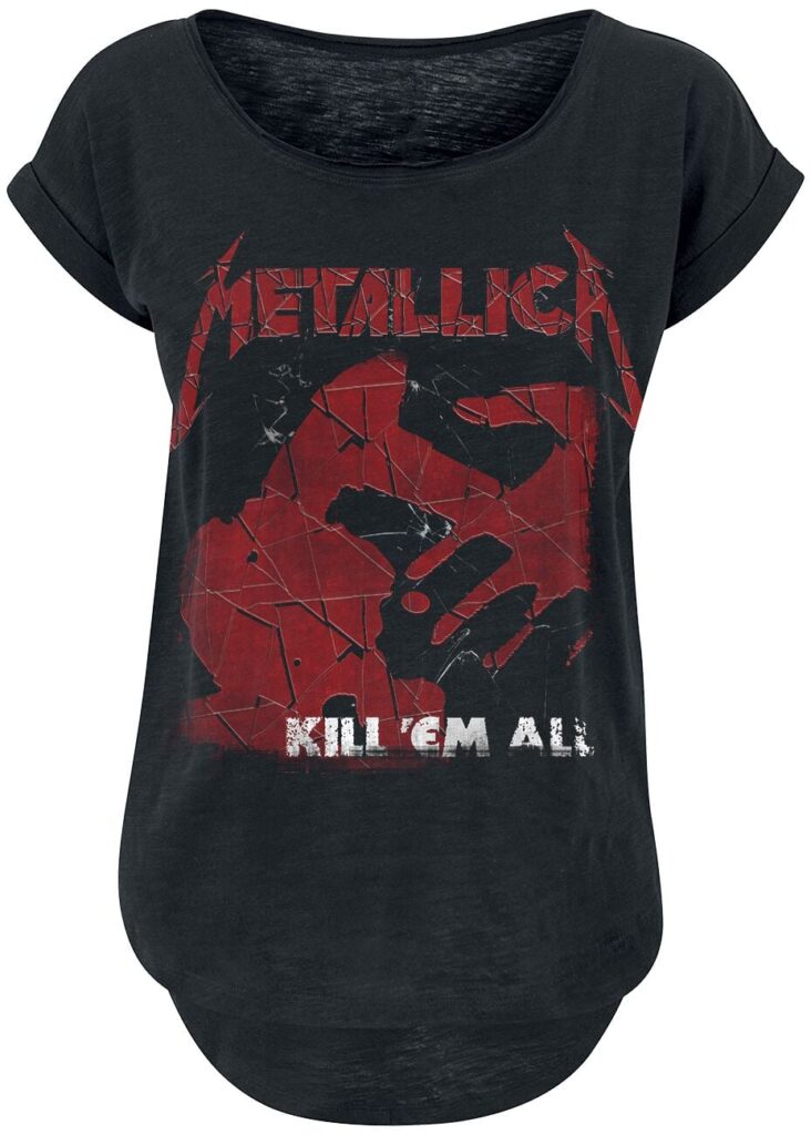 Metallica Kill 'Em All Shattered T-shirt black