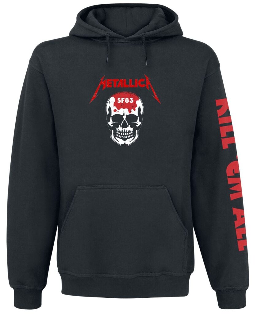Metallica Kill 'Em All - Skull Hoodie black