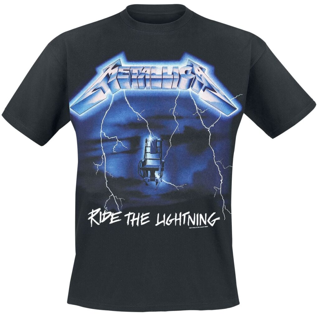Metallica Ride The Lightning T-shirt black