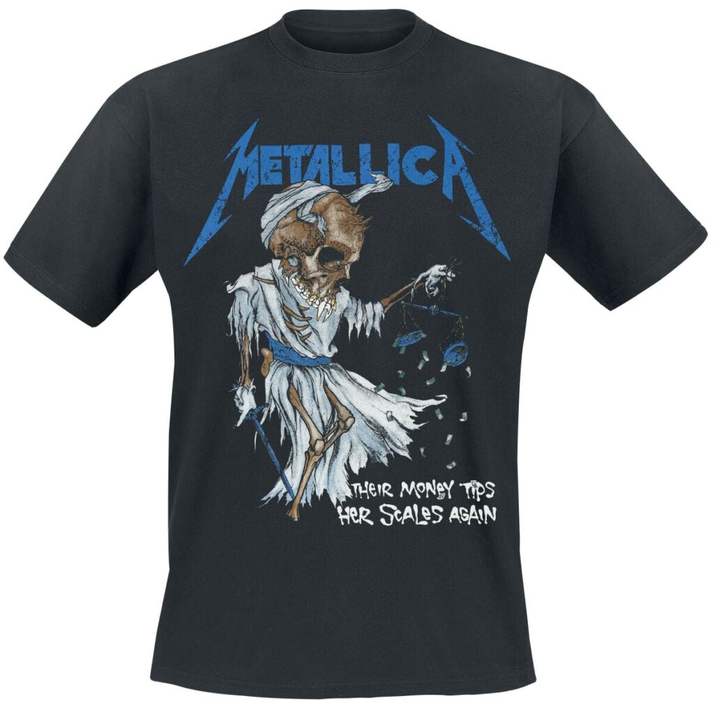 Metallica Tip Scales T-shirt black
