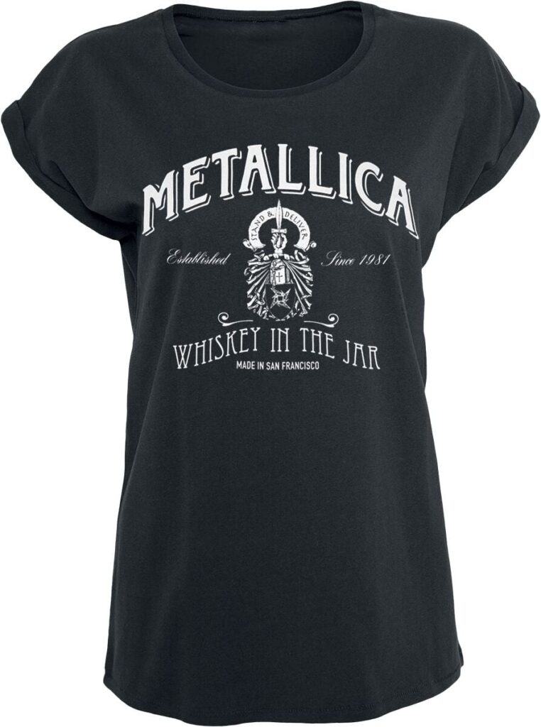 Metallica Whiskey In the Jar T-shirt black