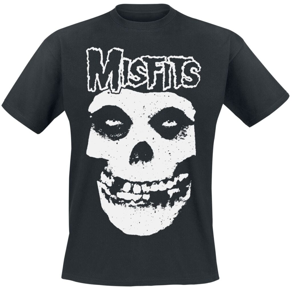 Misfits White Logo T-shirt black