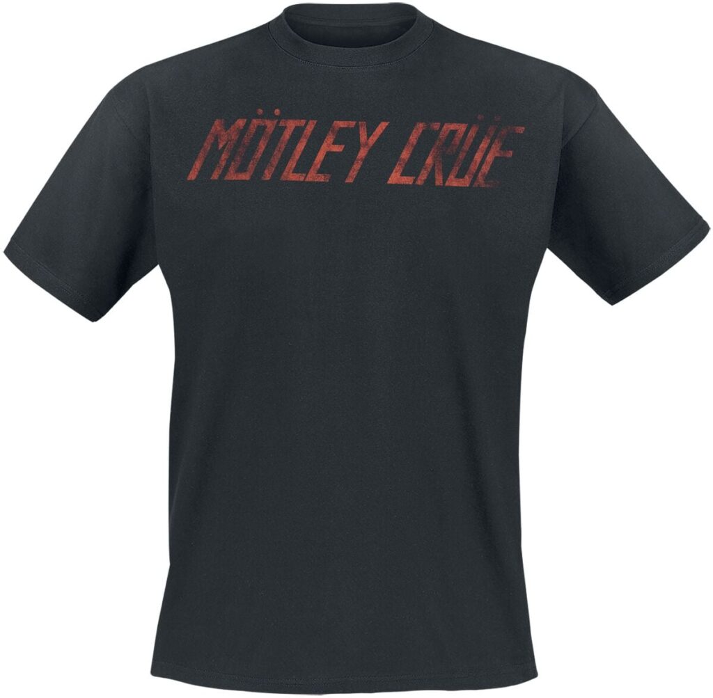 Mötley Crüe Distressed Logo T-shirt black
