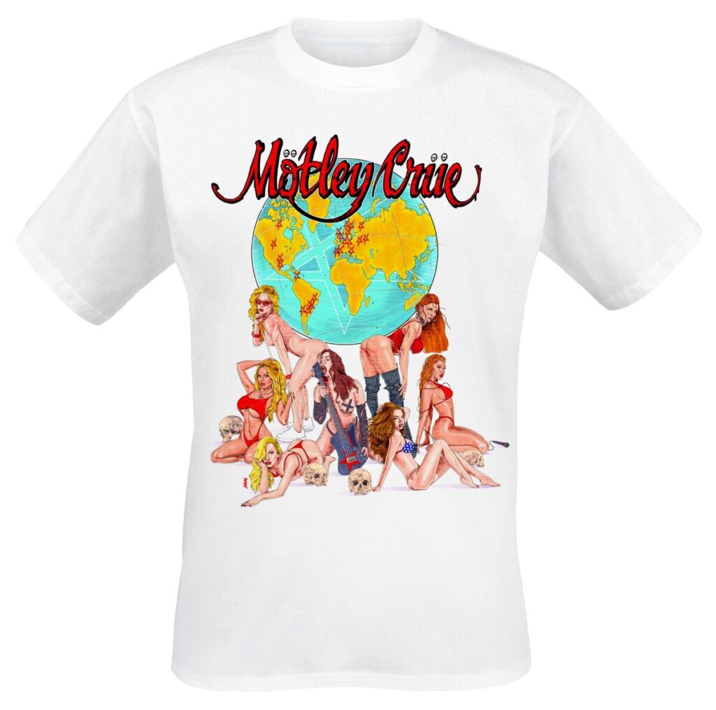 Mötley Crüe Europe T-shirt white