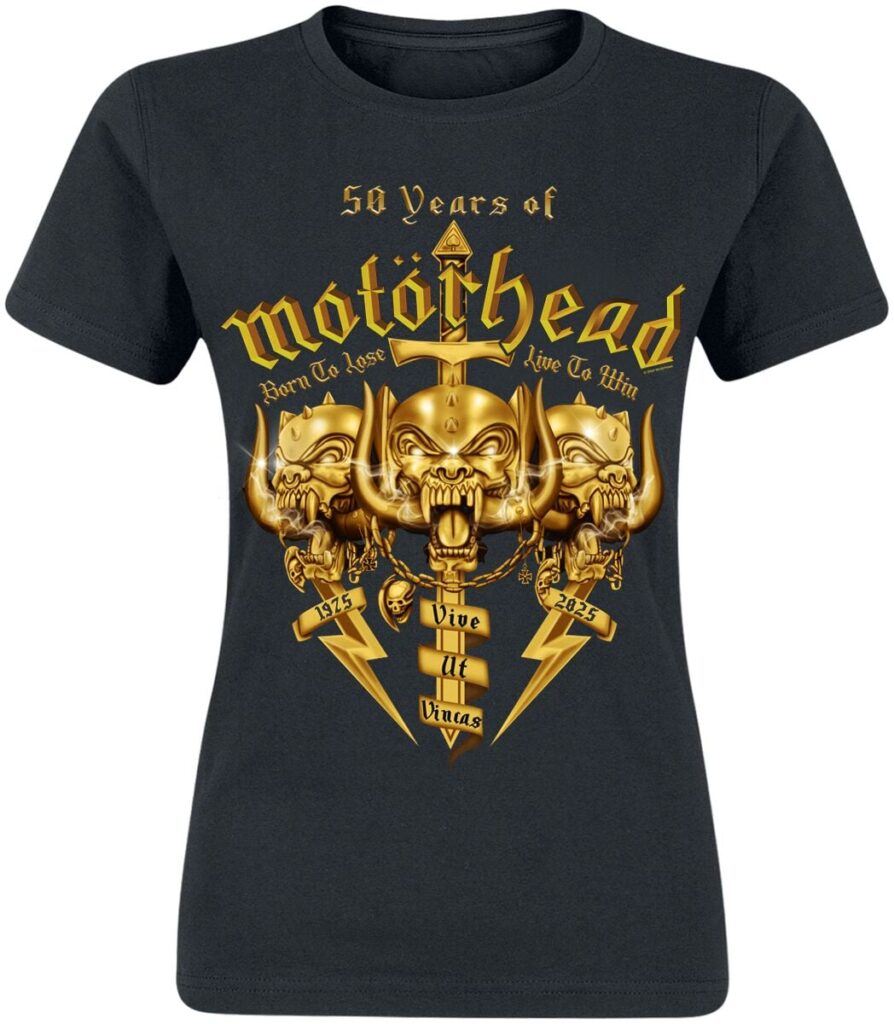 Motörhead 50 Years Of Motörhead T-shirt black