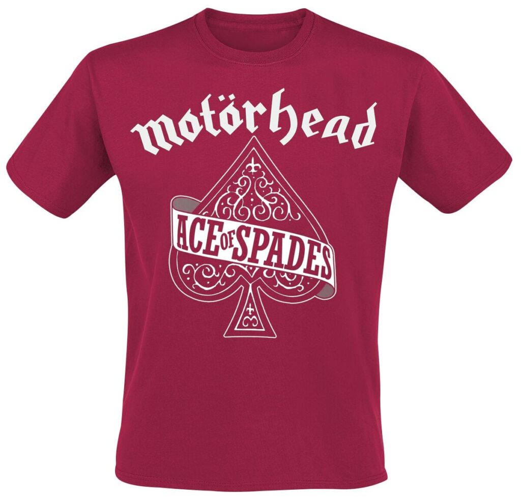 Motörhead Ace Of Spades T-shirt red