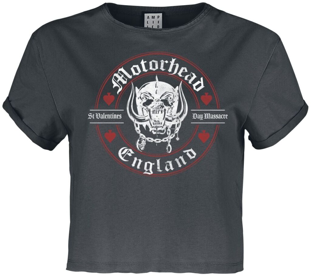 Motörhead Amplified Collection - St. Valentines Day Massacre T-shirt charcoal