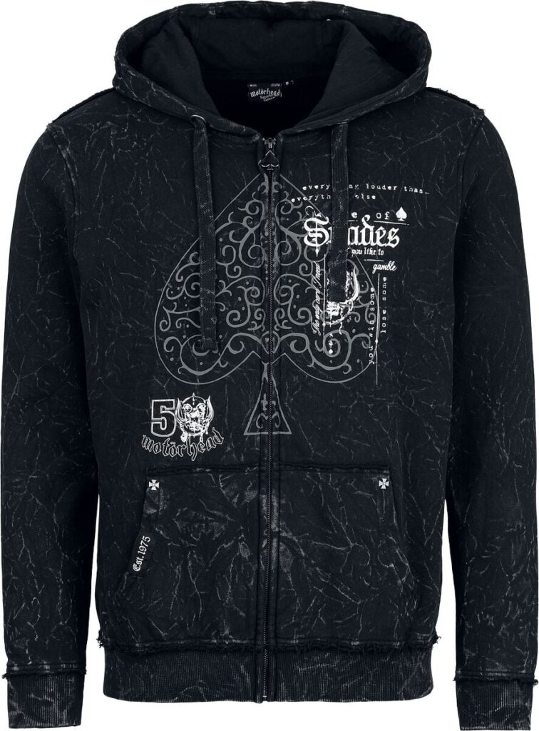 Motörhead EMP Signature Collection Hoodie Jacket dark grey