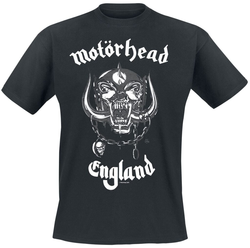 Motörhead England T-shirt black