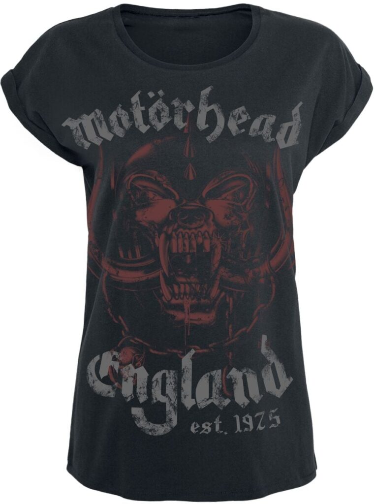 Motörhead England T-shirt black
