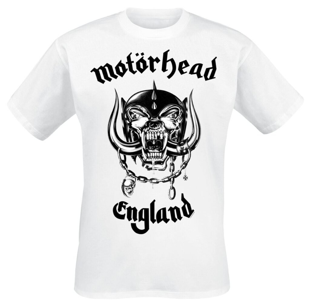 Motörhead England T-shirt white