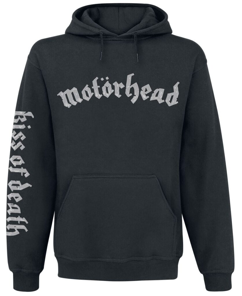 Motörhead Kiss Of Death Bullet Circle V2 Hoodie black