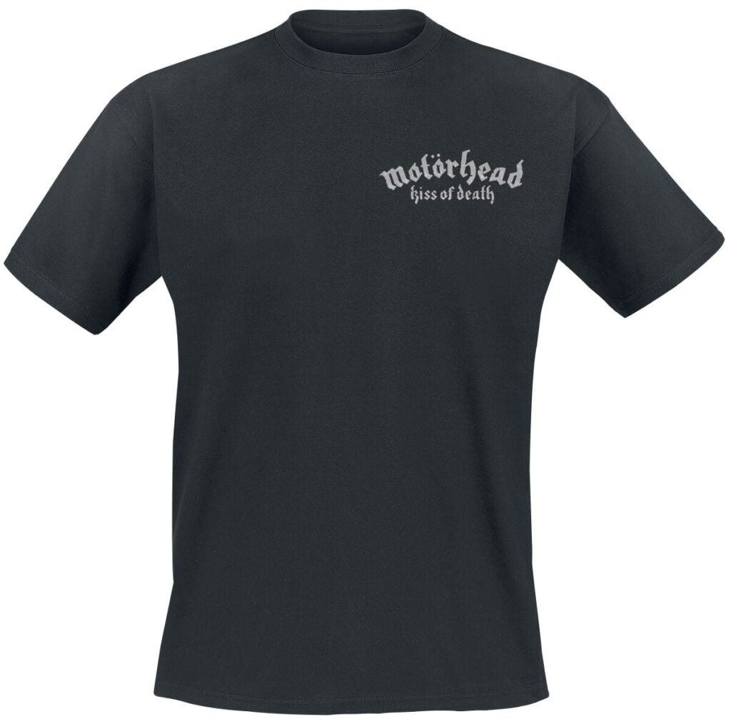 Motörhead Kiss Of Death Bullet Circle V2 T-shirt black