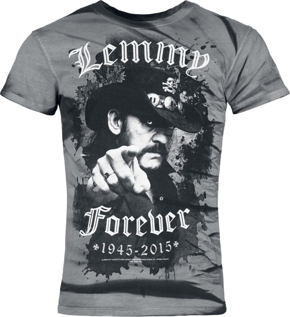 Motörhead Lemmy T-shirt grey