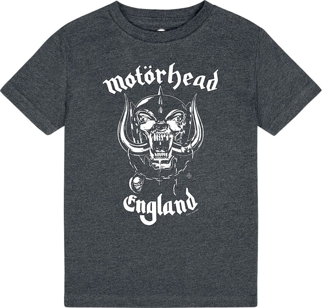 Motörhead Metal-Kids - England: Stencil T-Shirt charcoal