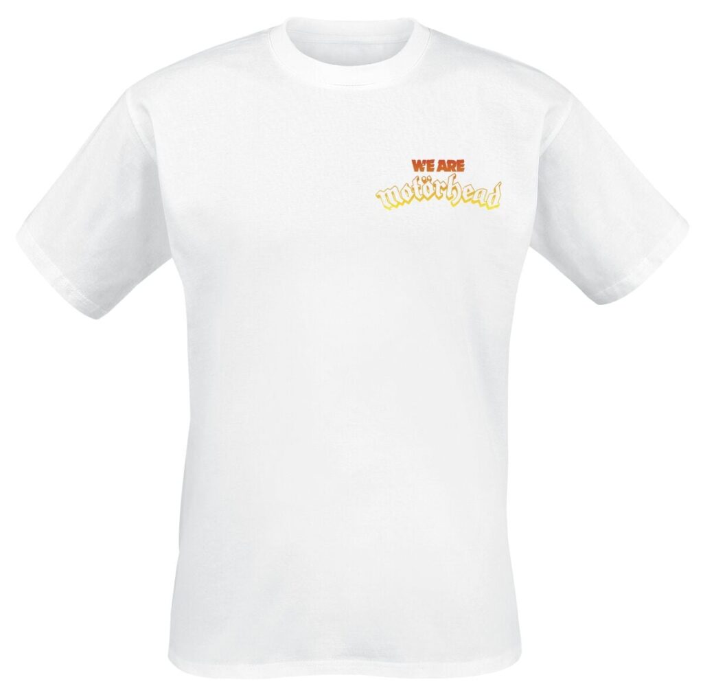 Motörhead We Play Rock & Roll T-shirt white