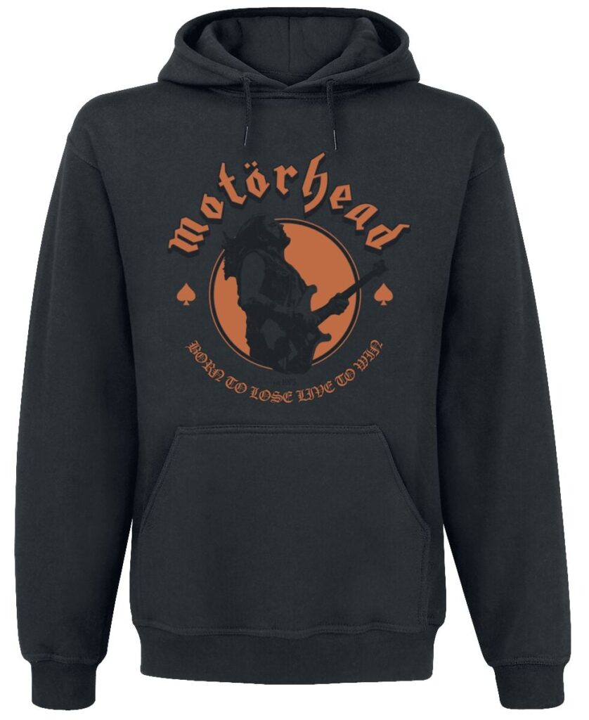 Motörhead Young Lemmy Born To Lose Hoodie black