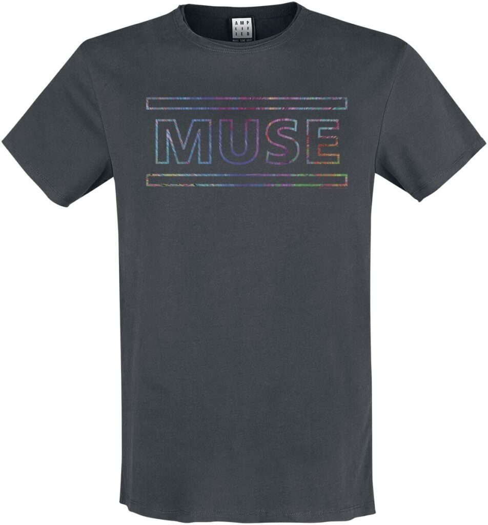 Muse Amplified Collection - Logo T-shirt charcoal