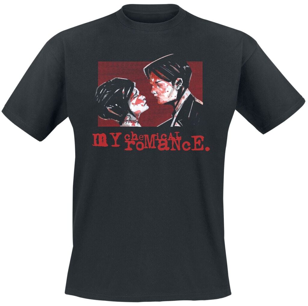 My Chemical Romance Faces T-shirt black