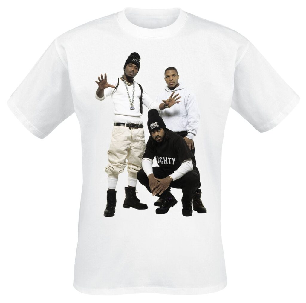 Naughty by Nature Group Photo T-shirt white