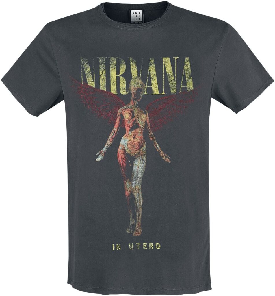 Nirvana Amplified Collection - In Utero T-shirt charcoal