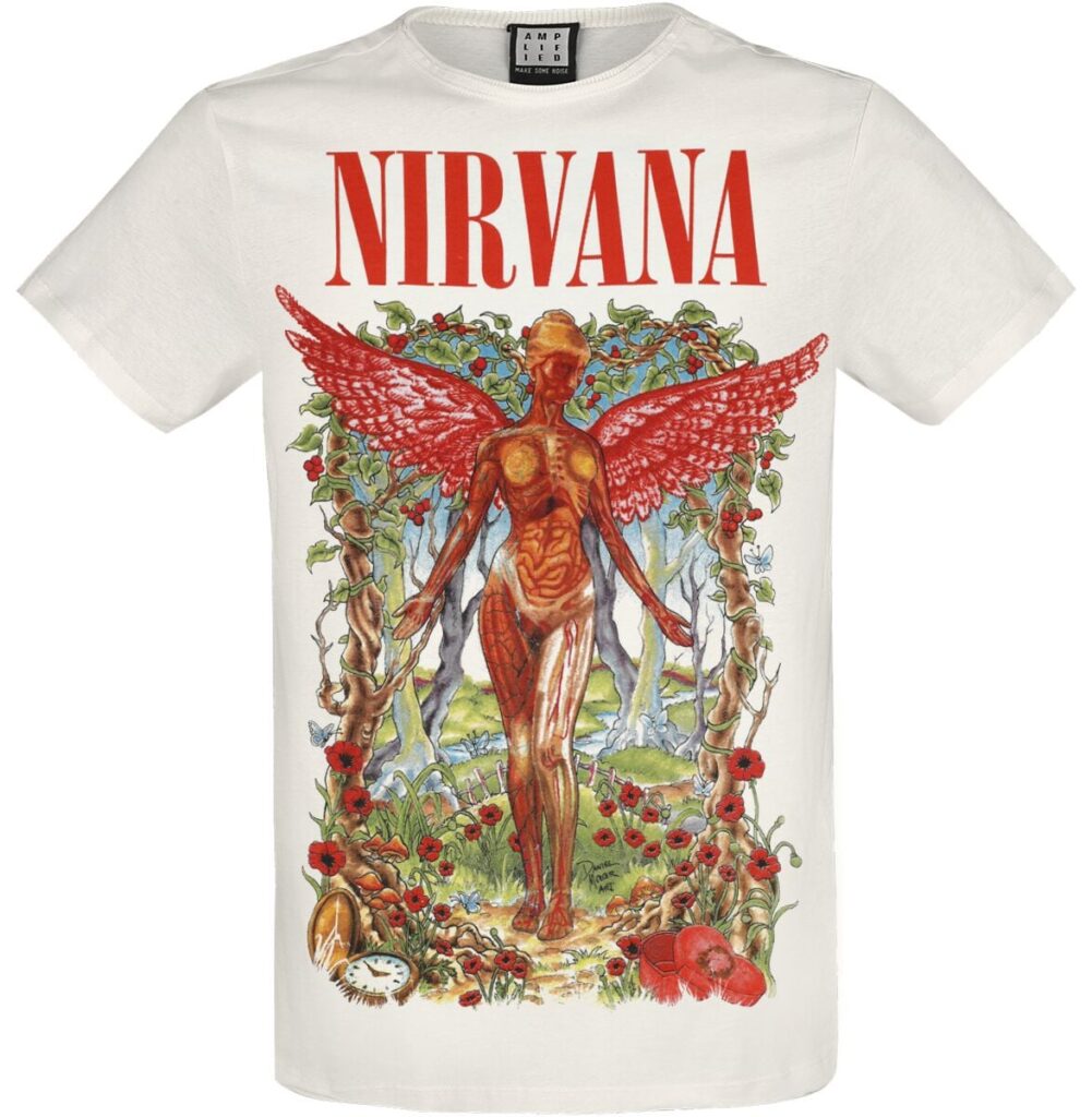 Nirvana Amplified Collection - In Utero Wilderness T-shirt off white