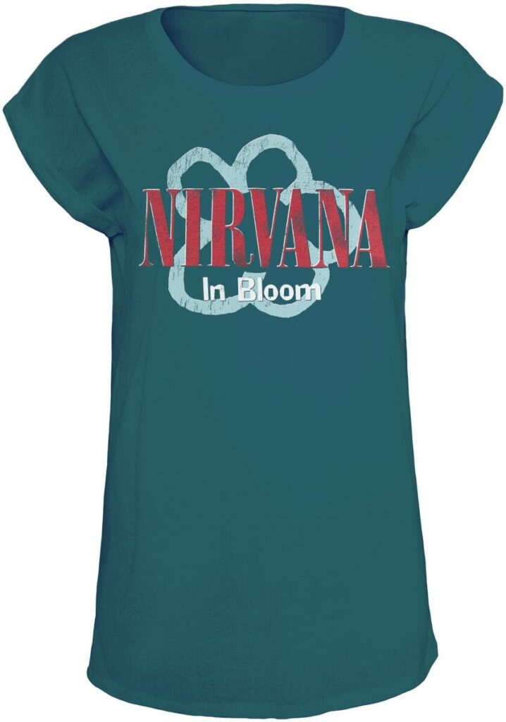 Nirvana In Bloom T-shirt petrol